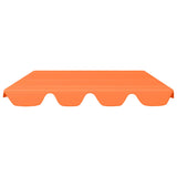 Vidaxl vervangingsluifel voor schommelbank 150 130x105 70 cm oranje