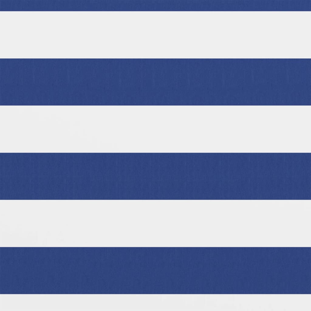 Vidaxl balkonscherm 75x400 cm oxford stof wit en blauw