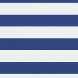 Vidaxl balkonscherm 120x400 cm oxford stof wit en blauw