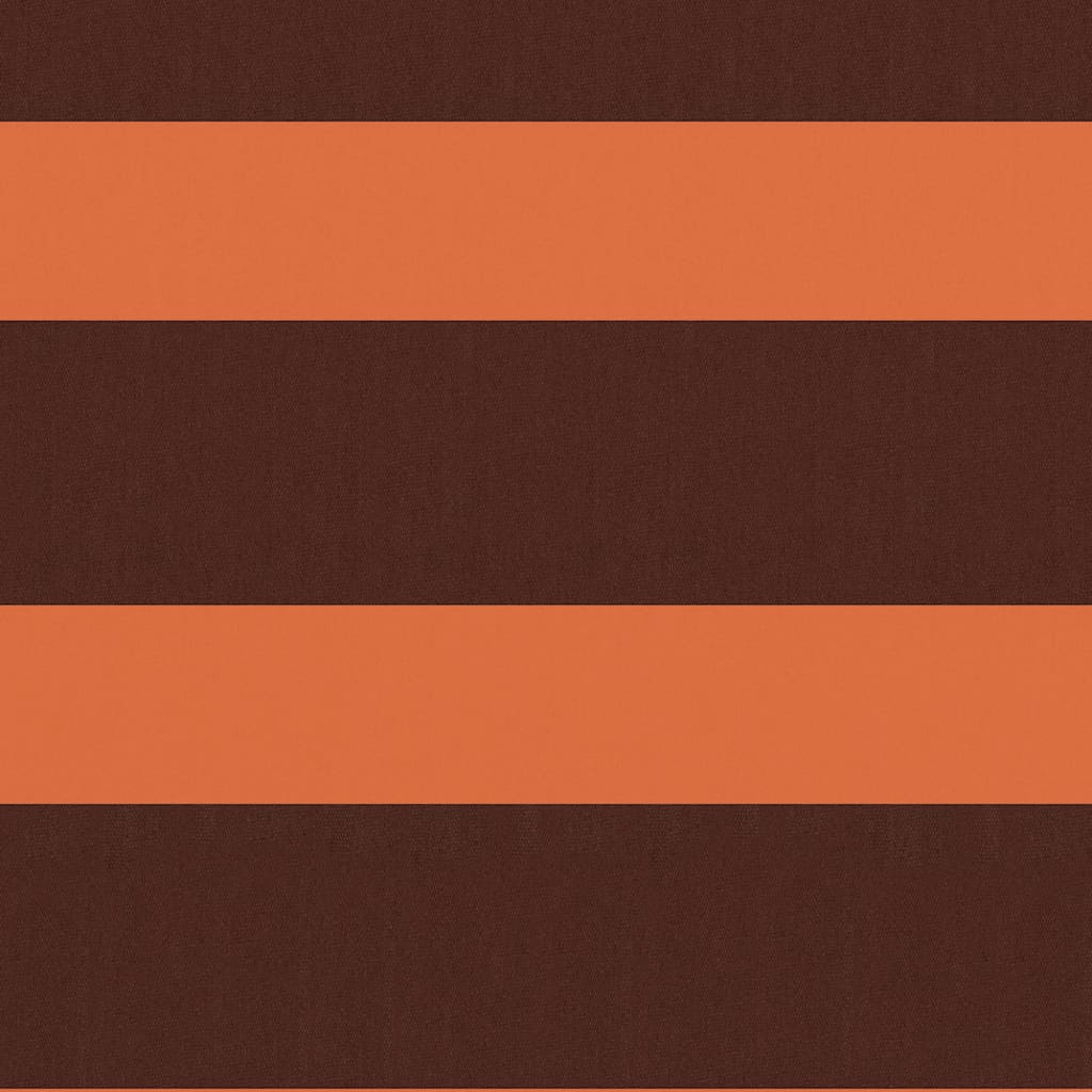 Vidaxl balkonscherm 125x500 cm oxford stof oranje en bruin