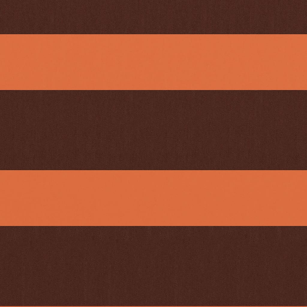 Vidaxl balkonscherm 120x600 cm oxford stof oranje en bruin