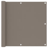 Vidaxl balkonscherm 90x500 cm oxford stof taupe