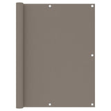 Vidaxl balkonscherm 120x600 cm oxford stof taupe