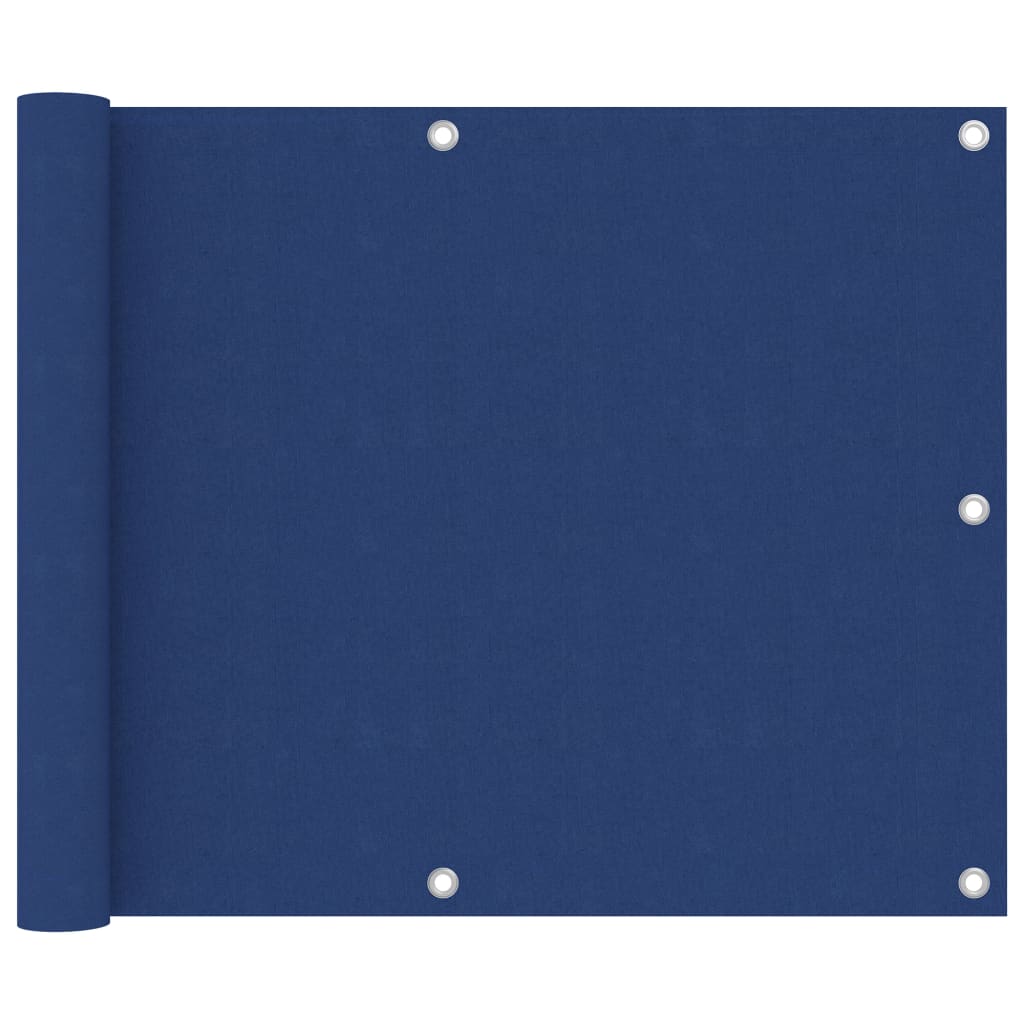 Vidaxl balkonscherm 75x500 cm oxford stof blauw