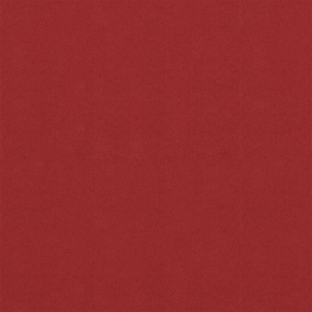 Vidaxl balkonscherm 120x500 cm oxford stof rood