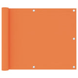 Vidaxl balkonscherm 75x600 cm oxford stof oranje