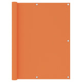 Vidaxl balkonscherm 120x400 cm oxford stof oranje