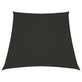 Vidaxl zonnezeil trapezium 3 5x4 m oxford stof antracietkleurig