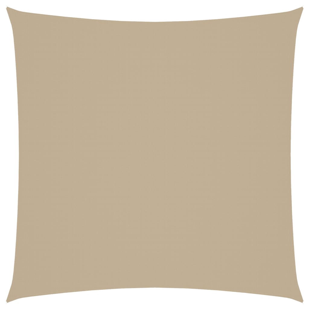 Vidaxl zonnescherm vierkant 4x4 m oxford stof beige