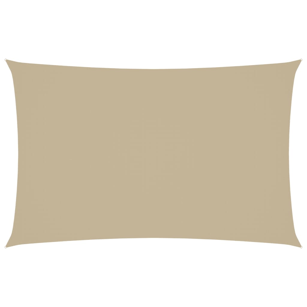 Vidaxl zonnescherm rechthoekig 2x5 m oxford stof beige