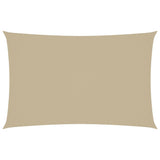 Vidaxl zonnescherm rechthoekig 2x5 m oxford stof beige