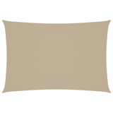 Vidaxl zonnescherm rechthoekig 2,5x4,5 m oxford stof beige