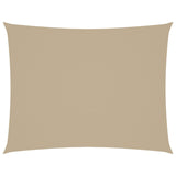 Vidaxl zonnescherm rechthoekig 4x5 m oxford stof beige