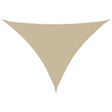 Vidaxl zonnescherm driehoekig 2,5x2,5x3,5 m oxford stof beige