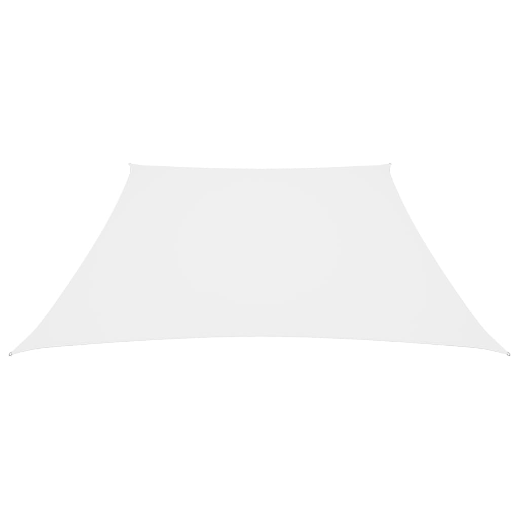 Vidaxl zonnescherm trapezium 3 4x3 m oxford stof wit