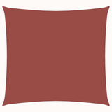 Vidaxl zonnescherm vierkant 3x3 m oxford stof terracottakleurig