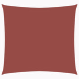 Vidaxl zonnescherm vierkant 4x4 m oxford stof terracottakleurig