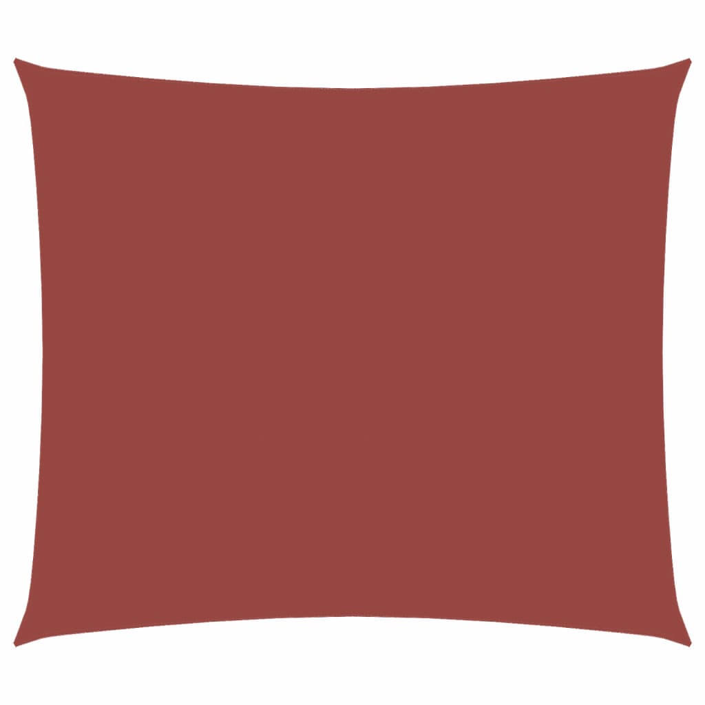 VidaXL Zonnescherm rechthoekig 2,5x3 m oxford stof terracottakleurig