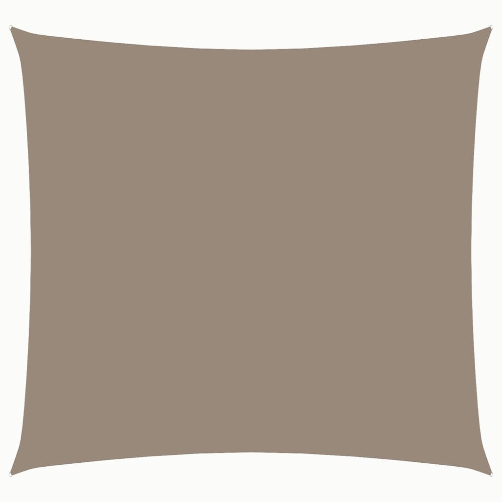 Vidaxl zonnescherm vierkant 2,5x2,5 m oxford stof taupe
