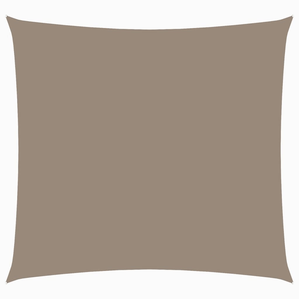 Vidaxl zonnescherm vierkant 4,5x4,5 m oxford stof taupe