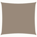 Vidaxl zonnescherm vierkant 5x5 m oxford stof taupe
