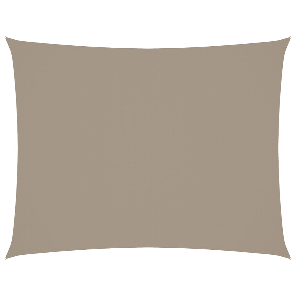 Vidaxl zonnescherm rechthoekig 2,5x4 m oxford stof taupe