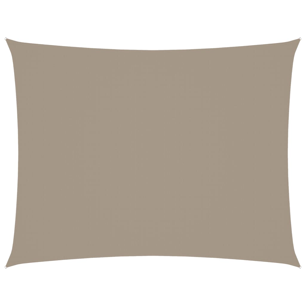 Vidaxl zonnescherm rechthoekig 3x4 m oxford stof taupe