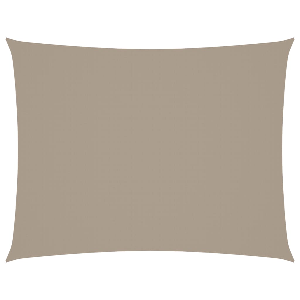 Vidaxl zonnescherm rechthoekig 3x4,5 m oxford stof taupe