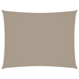 Vidaxl zonnescherm rechthoekig 3x4,5 m oxford stof taupe