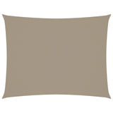 Vidaxl zonnescherm rechthoekig 3x6 m oxford stof taupe