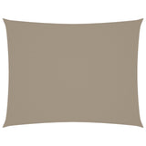 Vidaxl zonnescherm rechthoekig 4x5 m oxford stof taupe