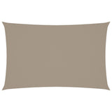 Vidaxl zonnescherm rechthoekig 4x7 m oxford stof taupe
