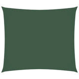 Vidaxl zonnescherm rechthoekig 2,5x3 m oxford stof donkergroen