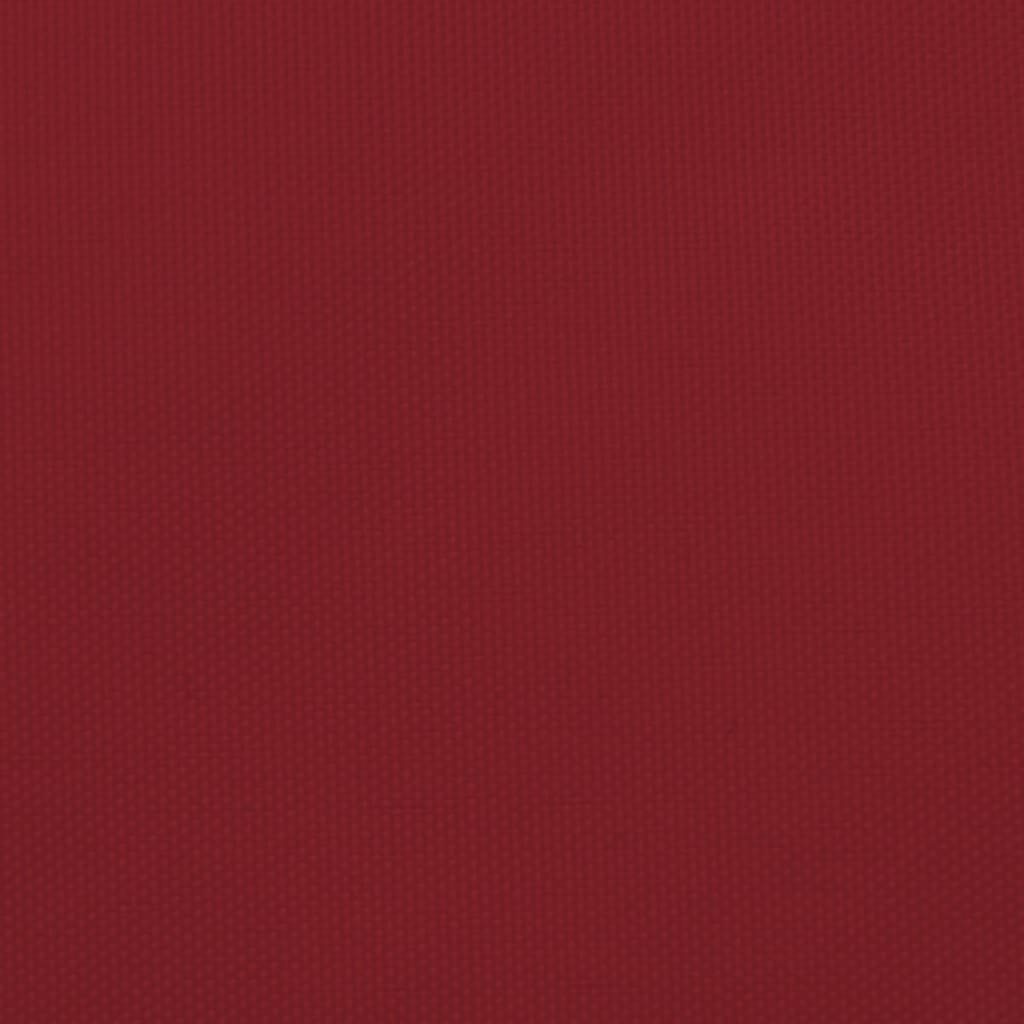 Vidaxl zonnezeil trapezium 2 4x3 m oxford stof rood