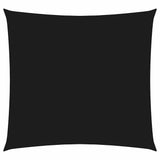 Vidaxl zonnescherm vierkant 2x2 m oxford stof zwart