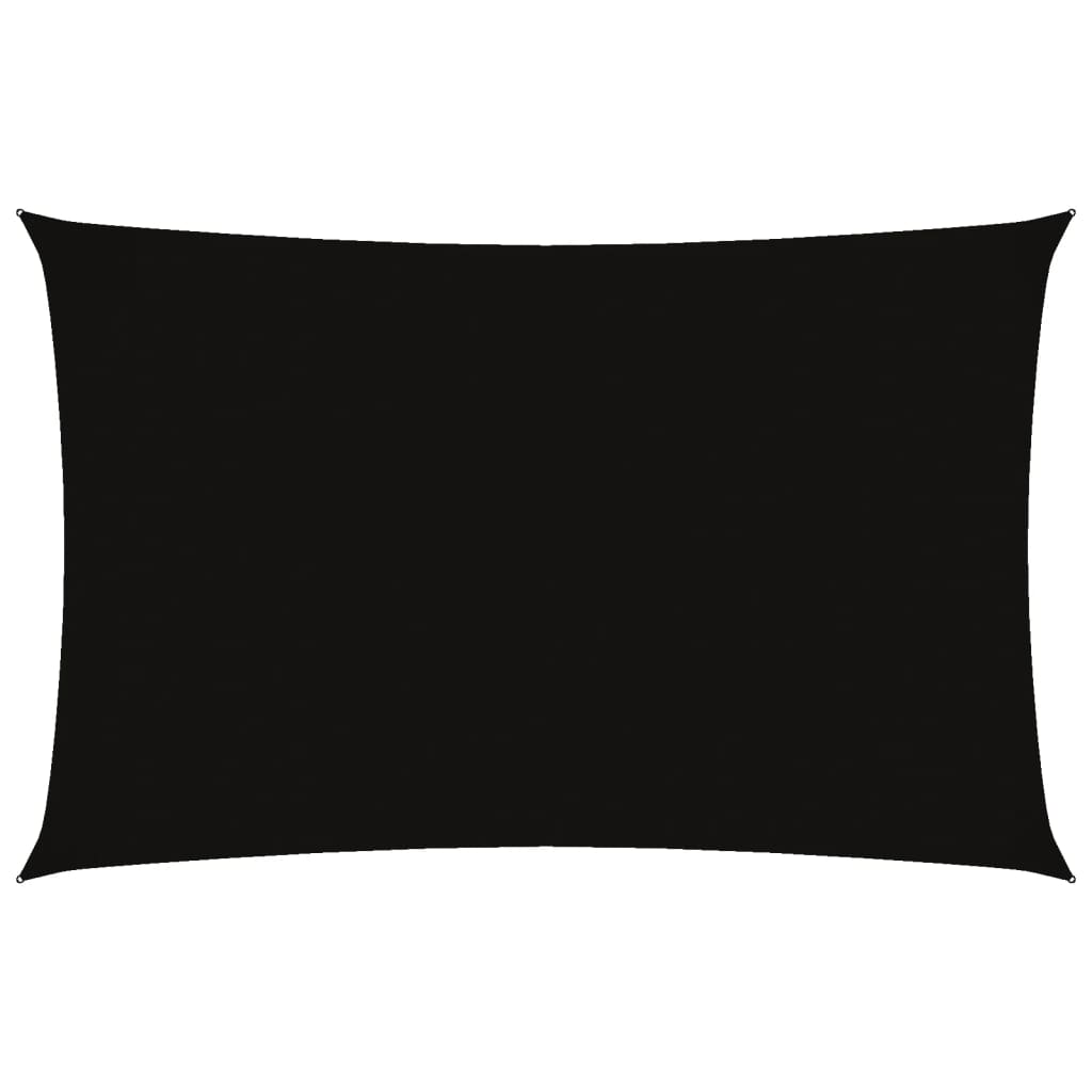 Vidaxl zonnescherm rechthoekig 2,5x5 m oxford stof zwart