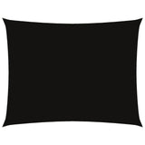 Vidaxl zonnescherm rechthoekig 3x4 m oxford stof zwart