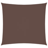 Vidaxl zonnescherm vierkant 3,6x3,6 m oxford stof bruin