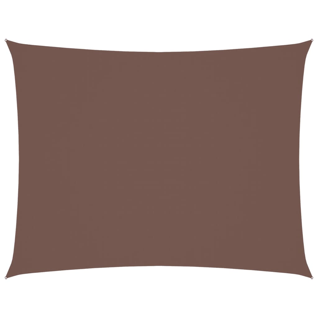 Vidaxl zonnescherm rechthoekig 2x3,5 m oxford stof bruin