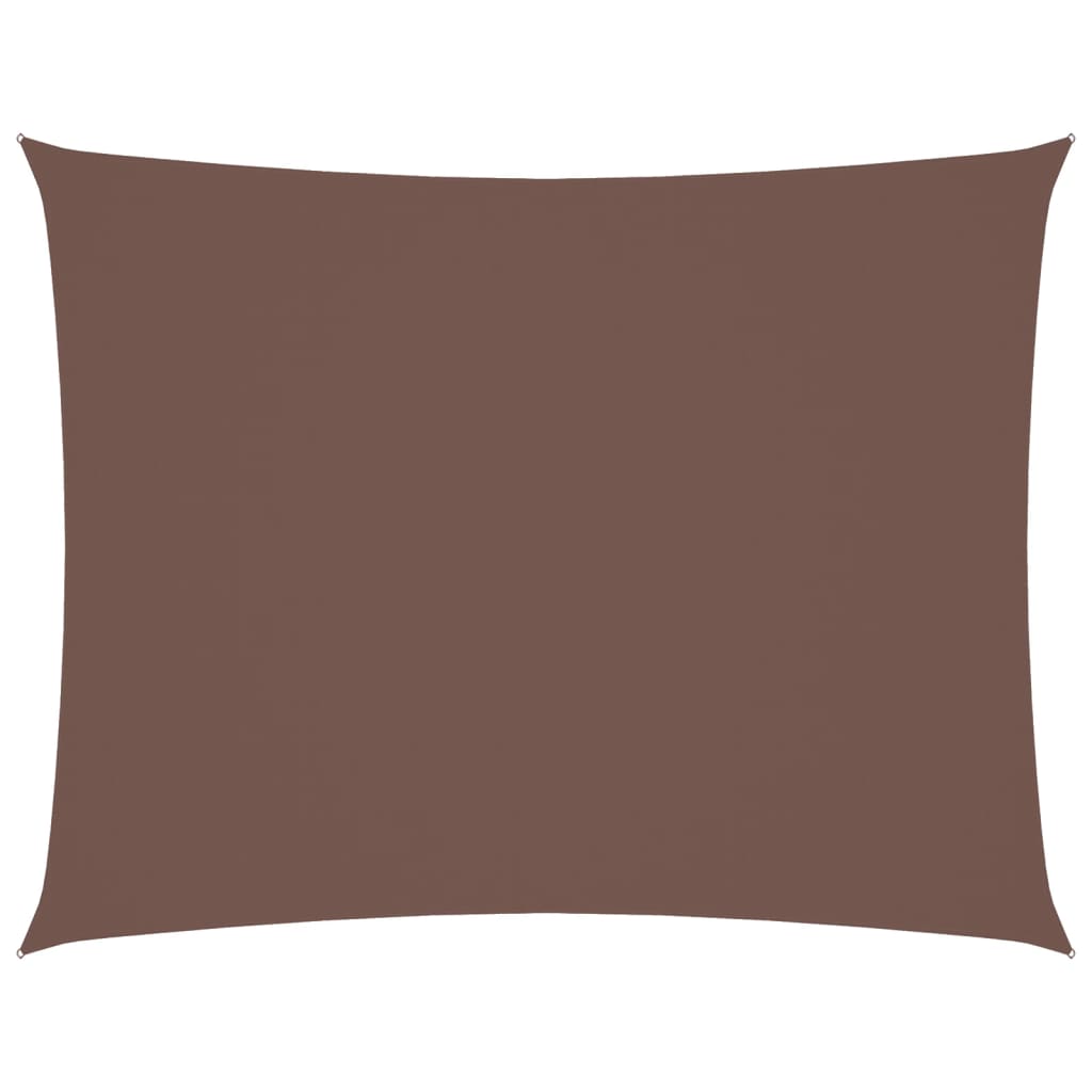 Vidaxl zonnescherm rechthoekig 2,5x3,5 m oxford stof bruin