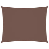 Vidaxl zonnescherm rechthoekig 2,5x3,5 m oxford stof bruin