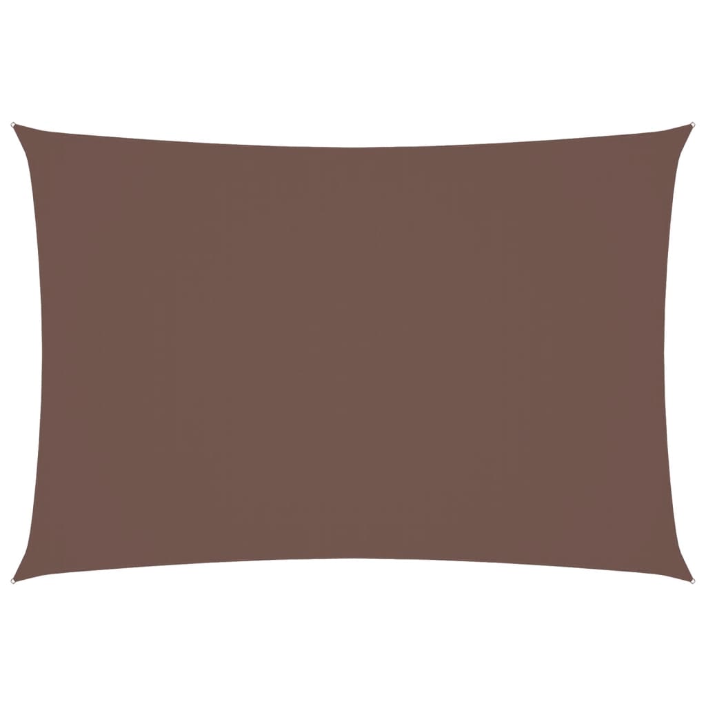 Vidaxl zonnescherm rechthoekig 2,5x4,5 m oxford stof bruin