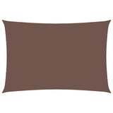 Vidaxl zonnescherm rechthoekig 2,5x4,5 m oxford stof bruin