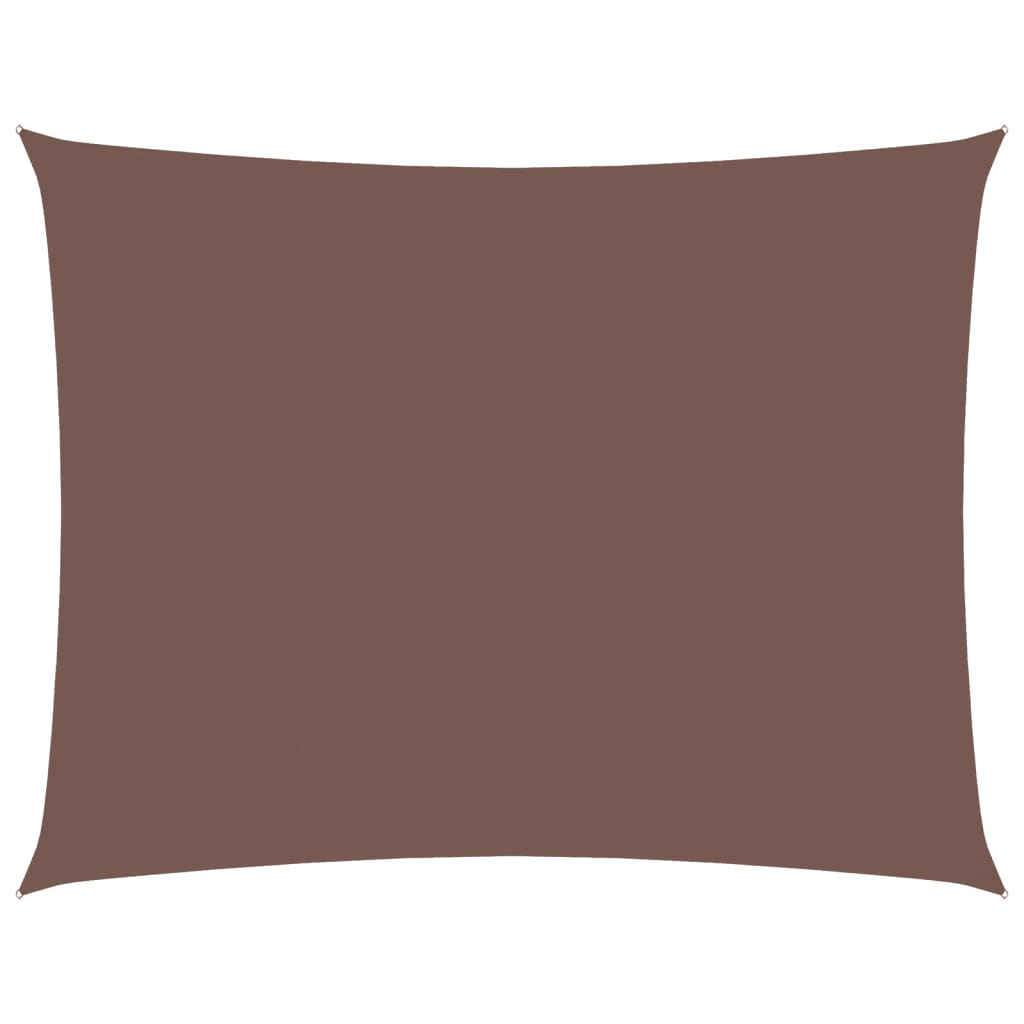 Vidaxl zonnescherm rechthoekig 3x4,5 m oxford stof bruin