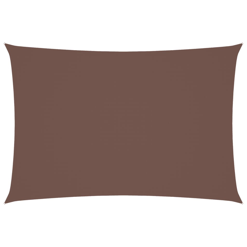 Vidaxl zonnescherm rechthoekig 3x5 m oxford stof bruin