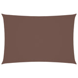 Vidaxl zonnescherm rechthoekig 3x5 m oxford stof bruin