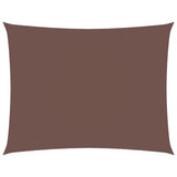Vidaxl zonnescherm rechthoekig 3,5x4,5 m oxford stof bruin