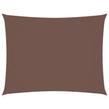 Vidaxl zonnescherm rechthoekig 3,5x5 m oxford stof bruin