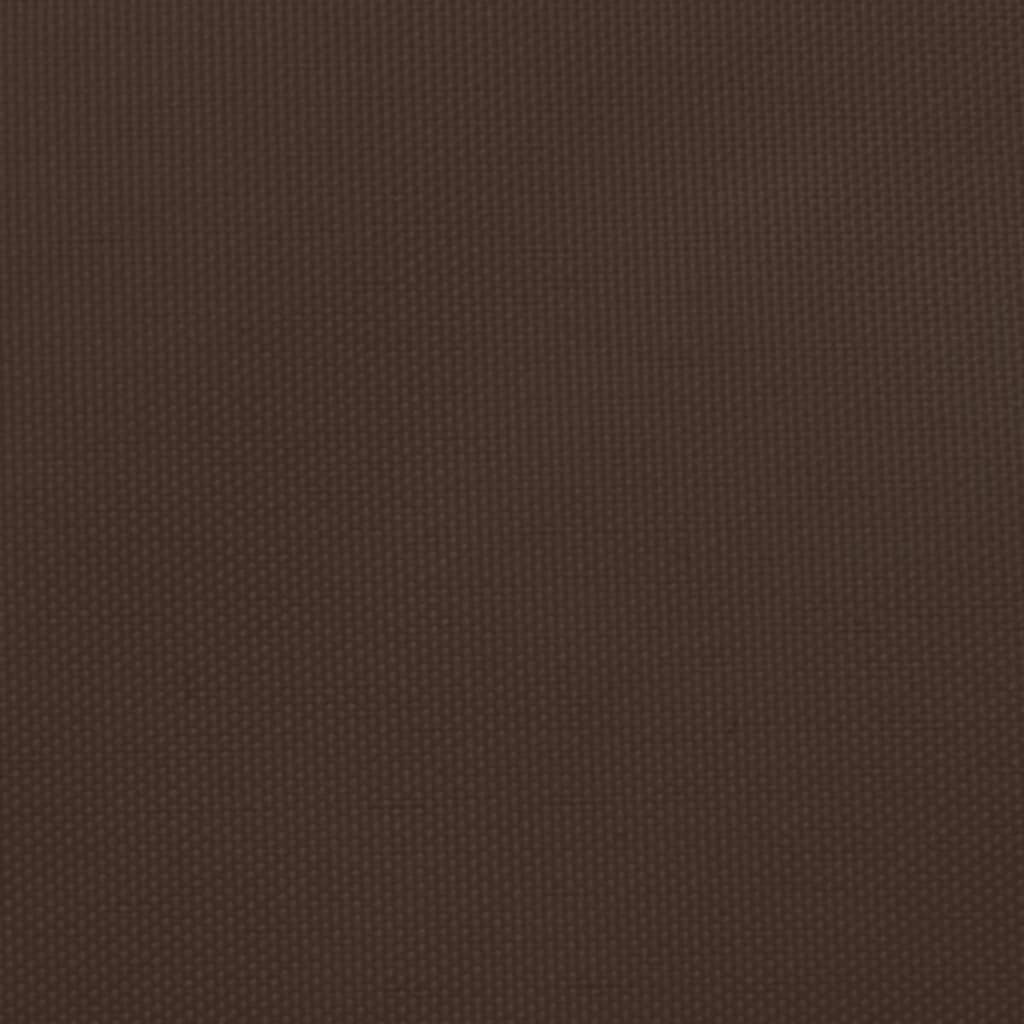 Vidaxl zonnezeil trapezium 3 5x4 m oxford stof bruin