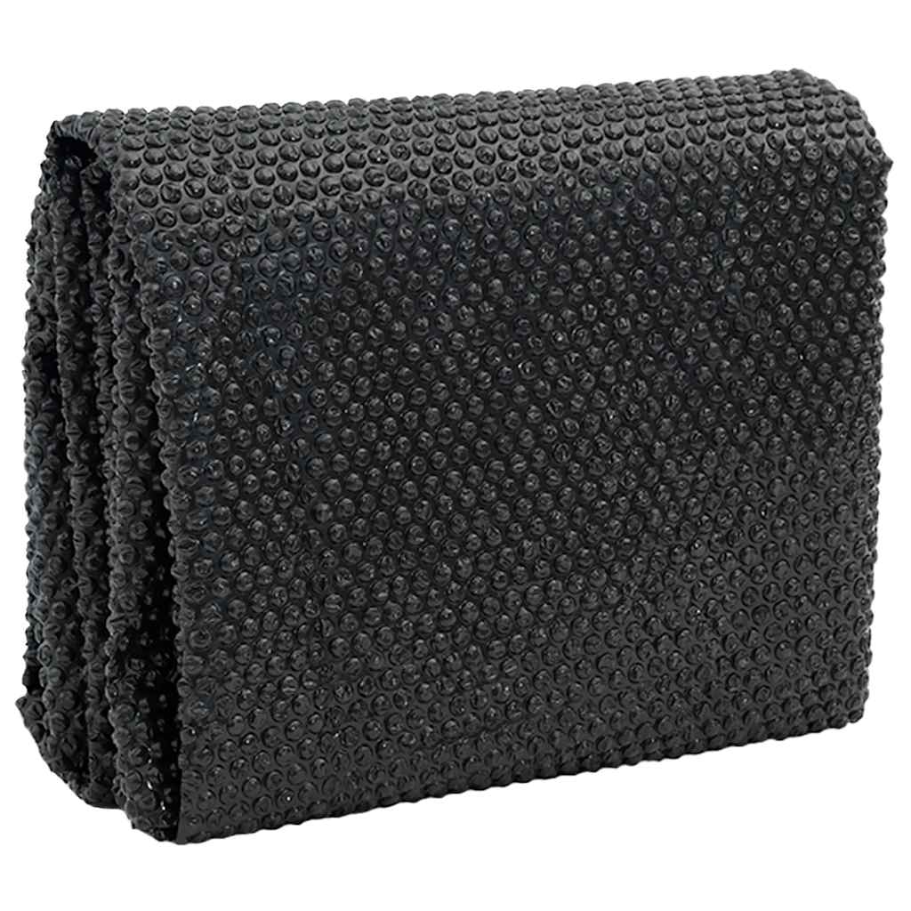Vidaxl zwembadfolie solar drijvend 417 cm pe zwart en blauw